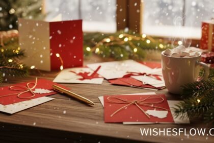 Cozy Christmas card messages with free generator tool