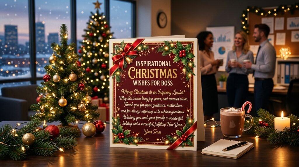 Inspirational Christmas Wishes for Boss
