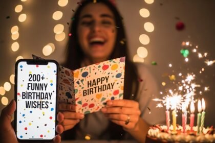 Funny birthday wishes compilation featuring hilarious messages and laughing people at birthday party celebration