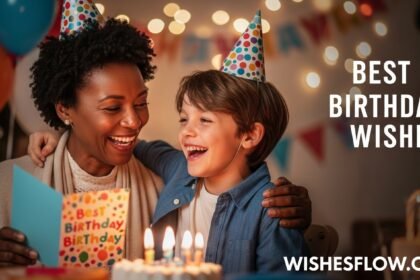 Aunt and nephew laughing together celebrating with birthday wishes for nephew