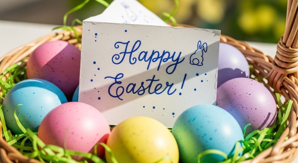 Sweet Easter basket messages and notes for children