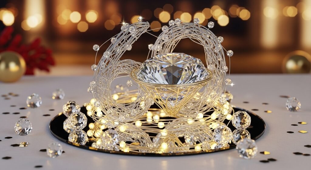 Diamond symbol representing 60th wedding anniversary milestone and enduring love