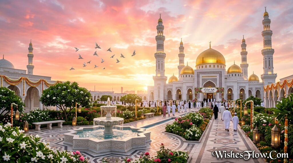 Beautiful Eid ul-Adha morning representing new beginnings and blessings