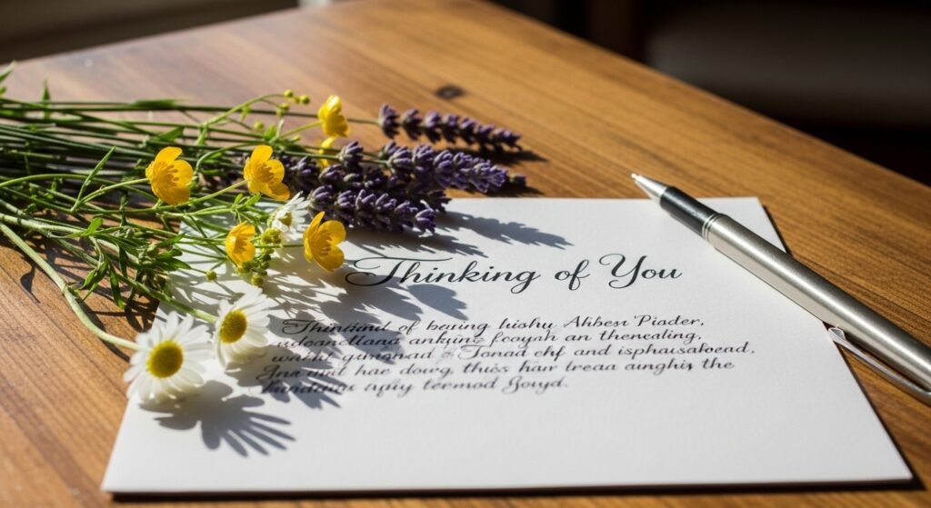 Anniversary card with heartfelt message for grandparents with roses