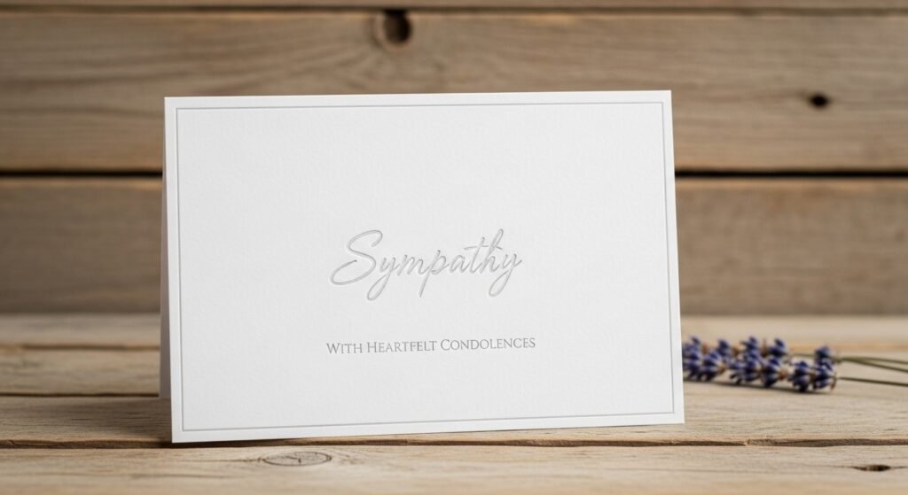 Short sympathy card messages - brief condolence wishes