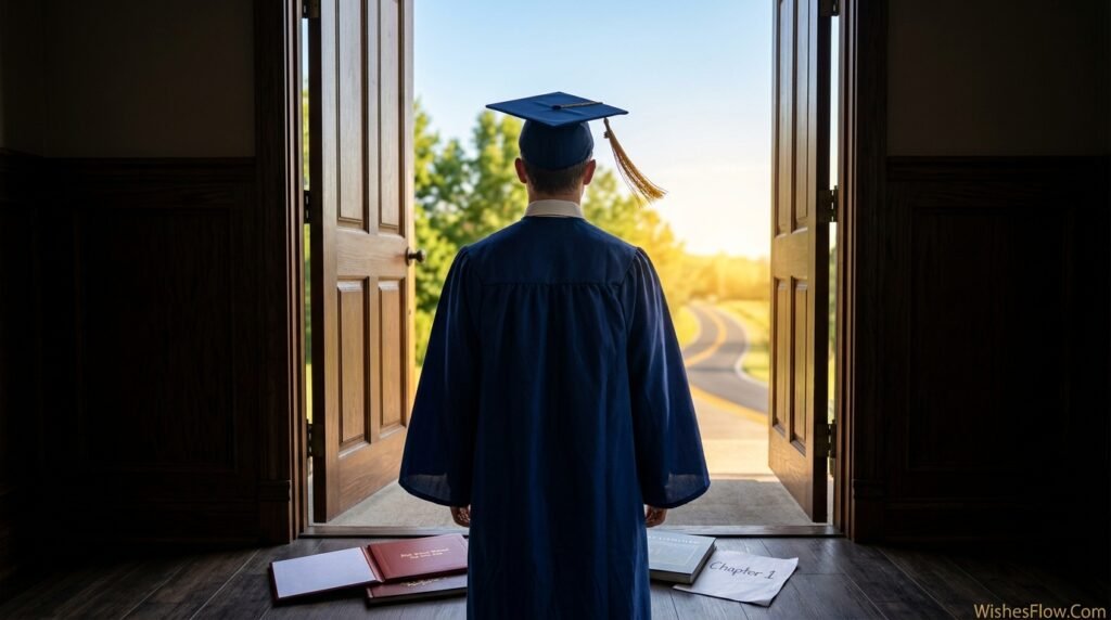 High school graduation wishes celebrating a young graduate looking toward their future